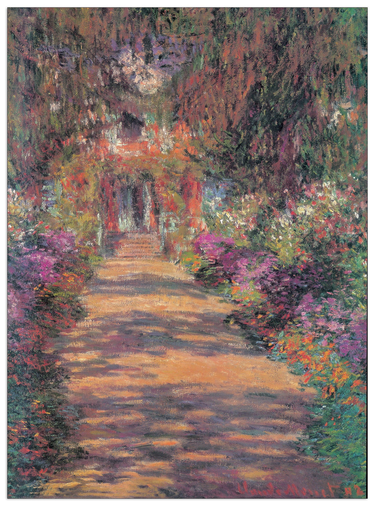 Une Alle Du Jardin De Giverny cm 103x140