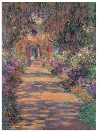 Une Alle Du Jardin De Giverny cm 103x140