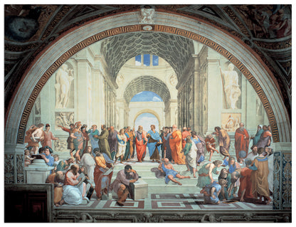 The School Of Athens cm 140x106