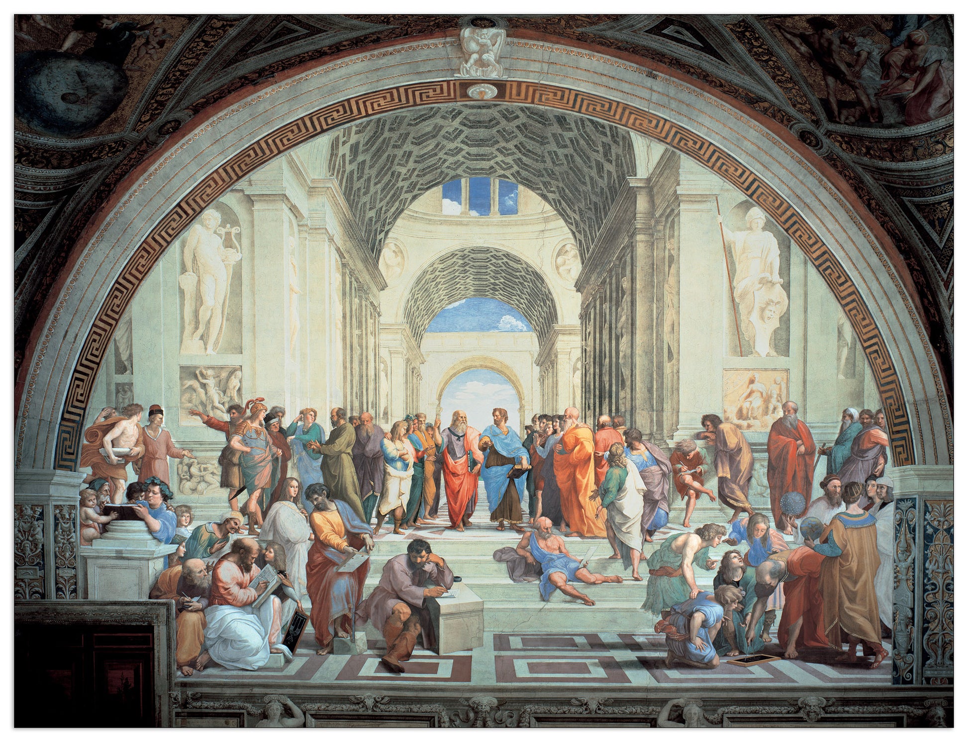 The School Of Athens cm 100x76