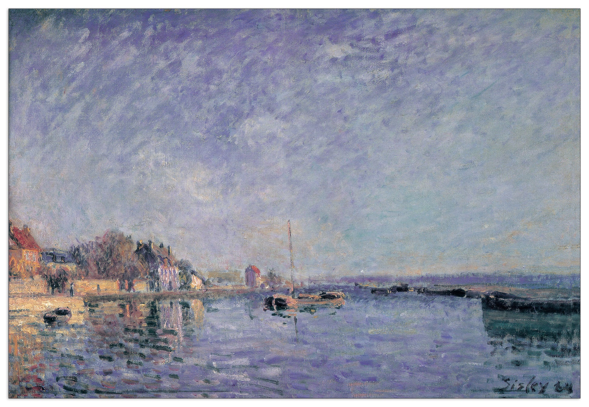 Canal Du Loing cm 140x95
