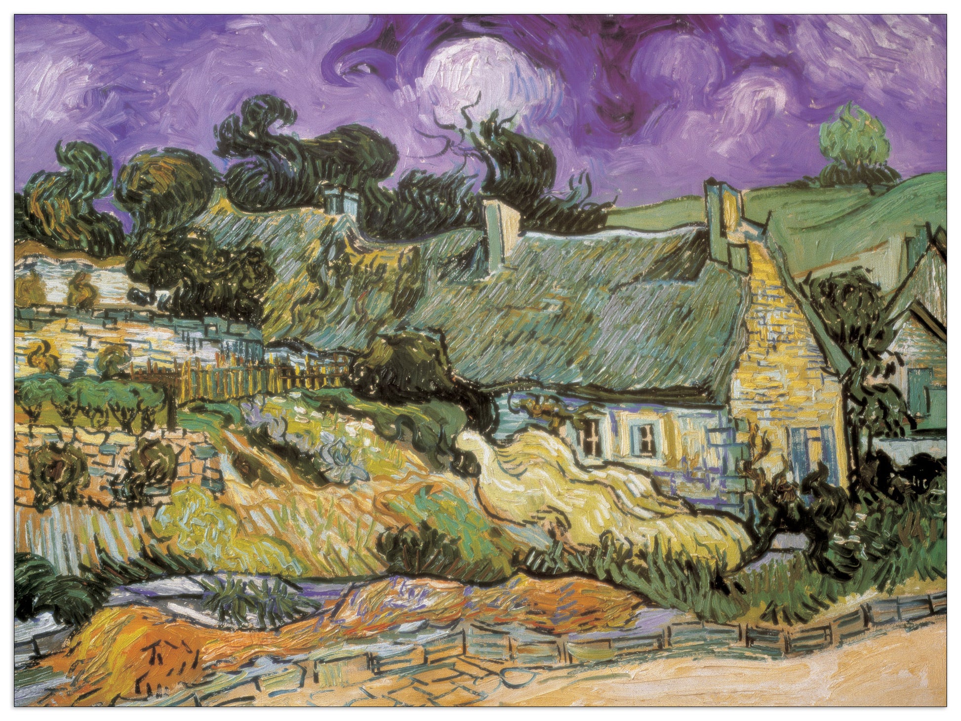 Chaumes De Cordeville A Auvers Sur Oise cm 100x74