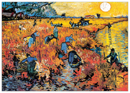Die Roten Weinberg Von Arles cm 100x71