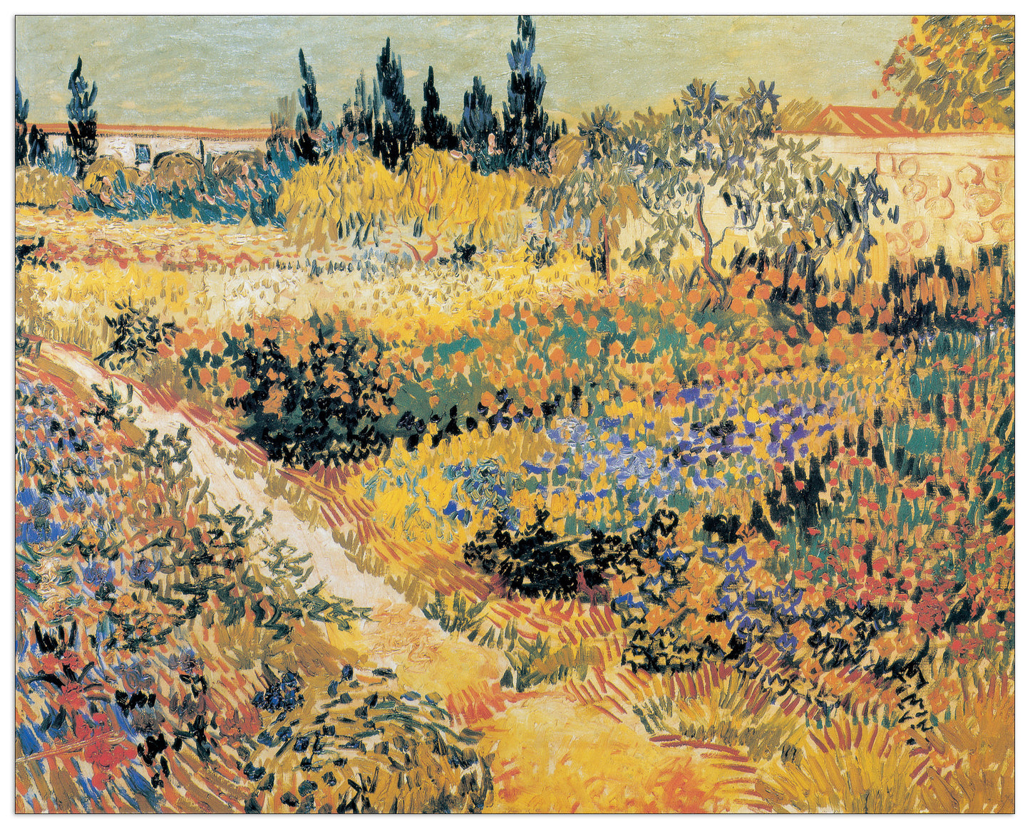 Garden In Full Bloom cm 140x112