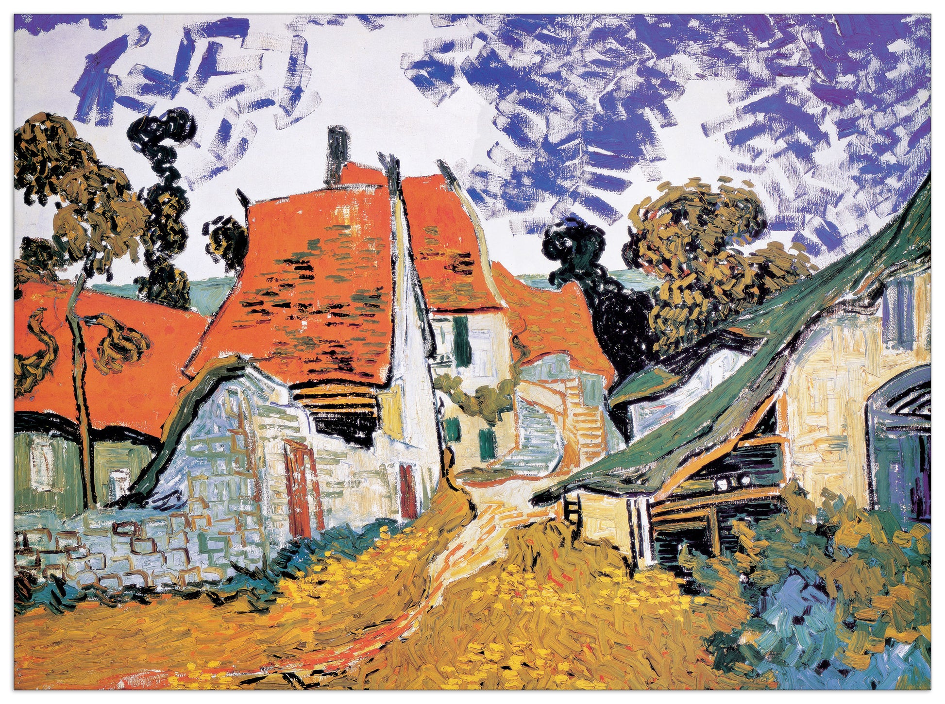 Rue In Auvers cm 100x74