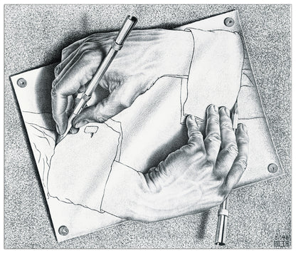 Drawing Hands, 1948 cm 47x40