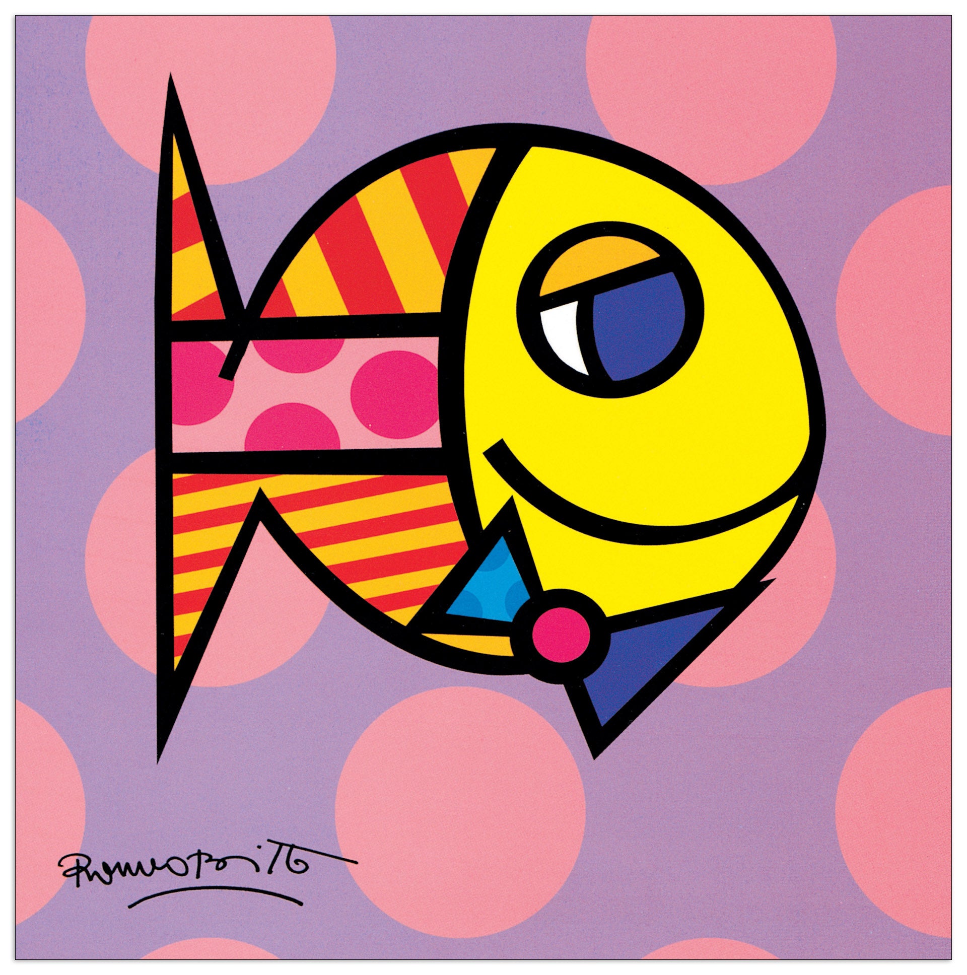 Striped Fish cm 19x19