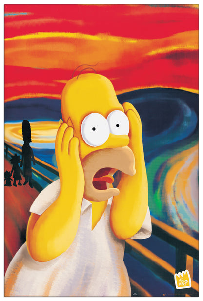 Homer, L'Urlo cm 60x90