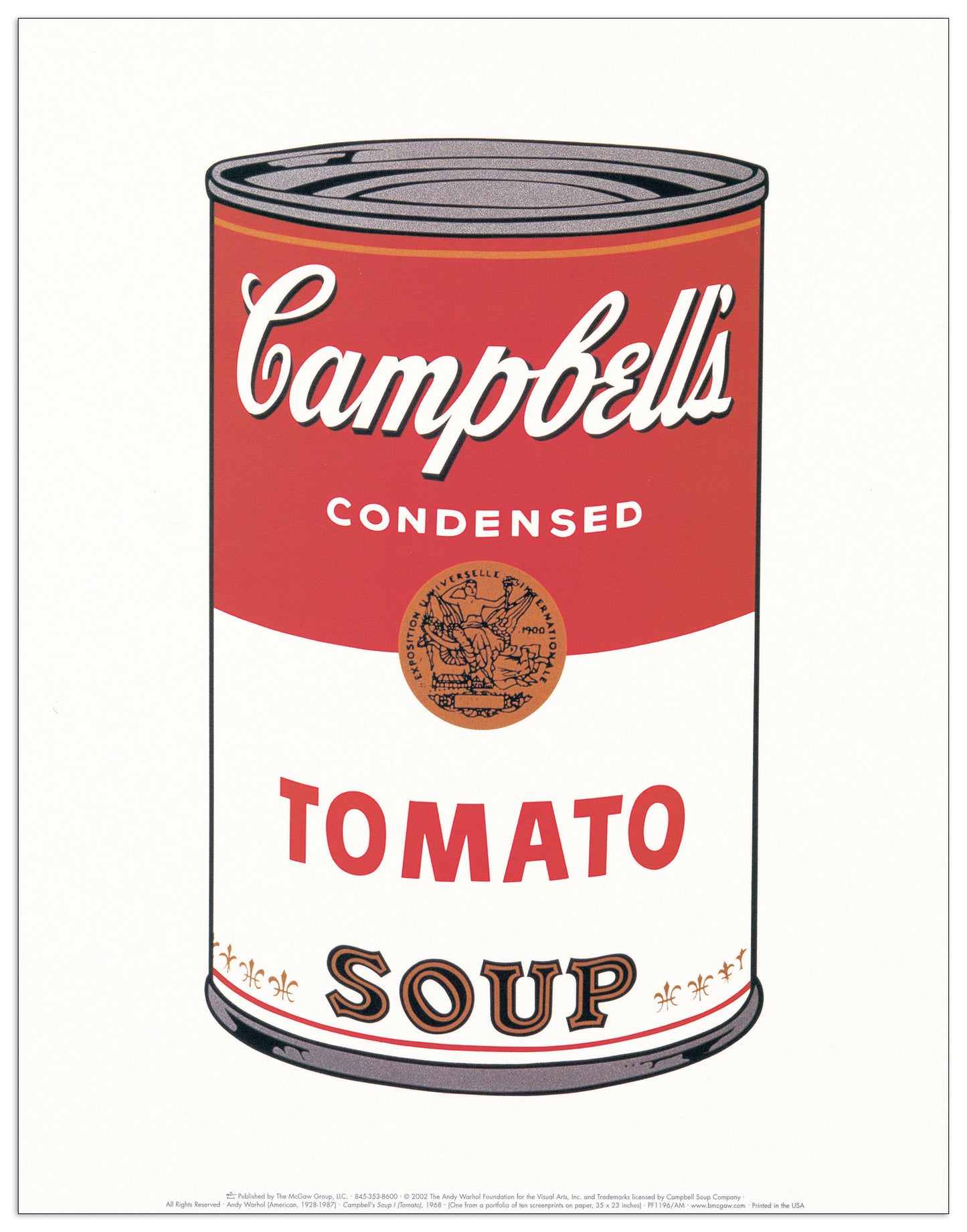 Campbell's Soup (Tomato 1968) cm 28x35