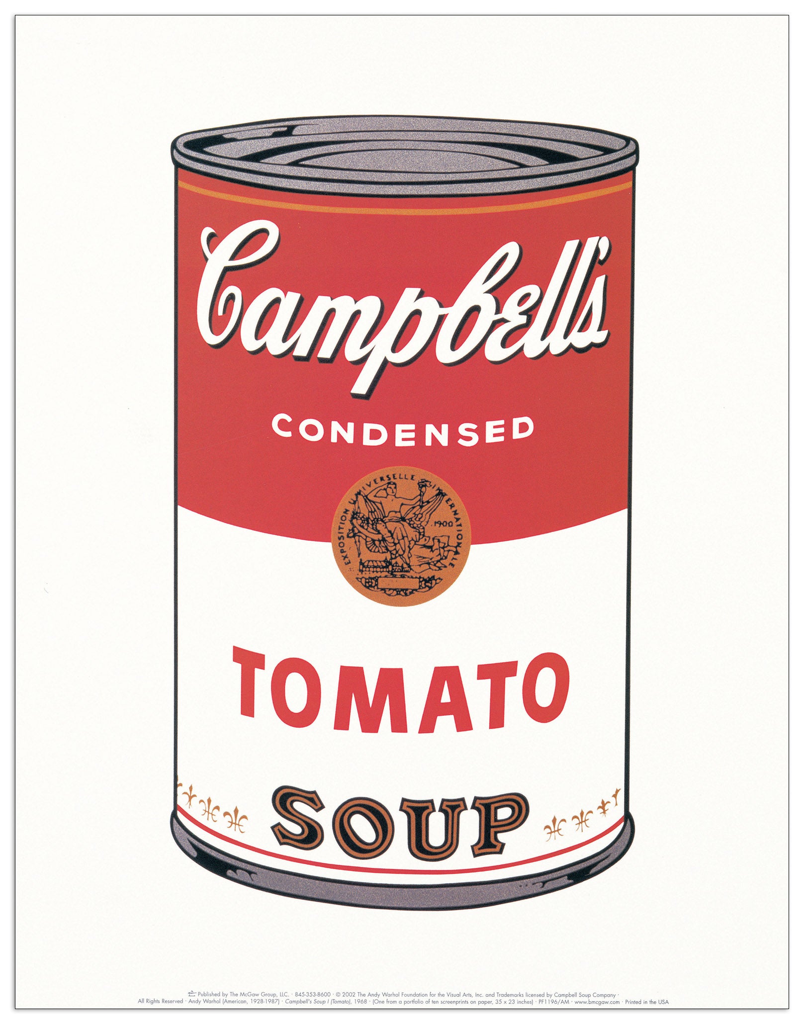 Campbell's Soup (Tomato 1968) cm 28x35