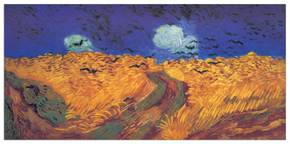 Wheatfield With Crows, 1890 cm 87x42