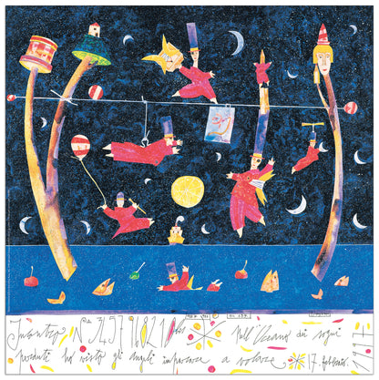 Nell Oceano Dei Sogni Ho Visto... cm 70x70