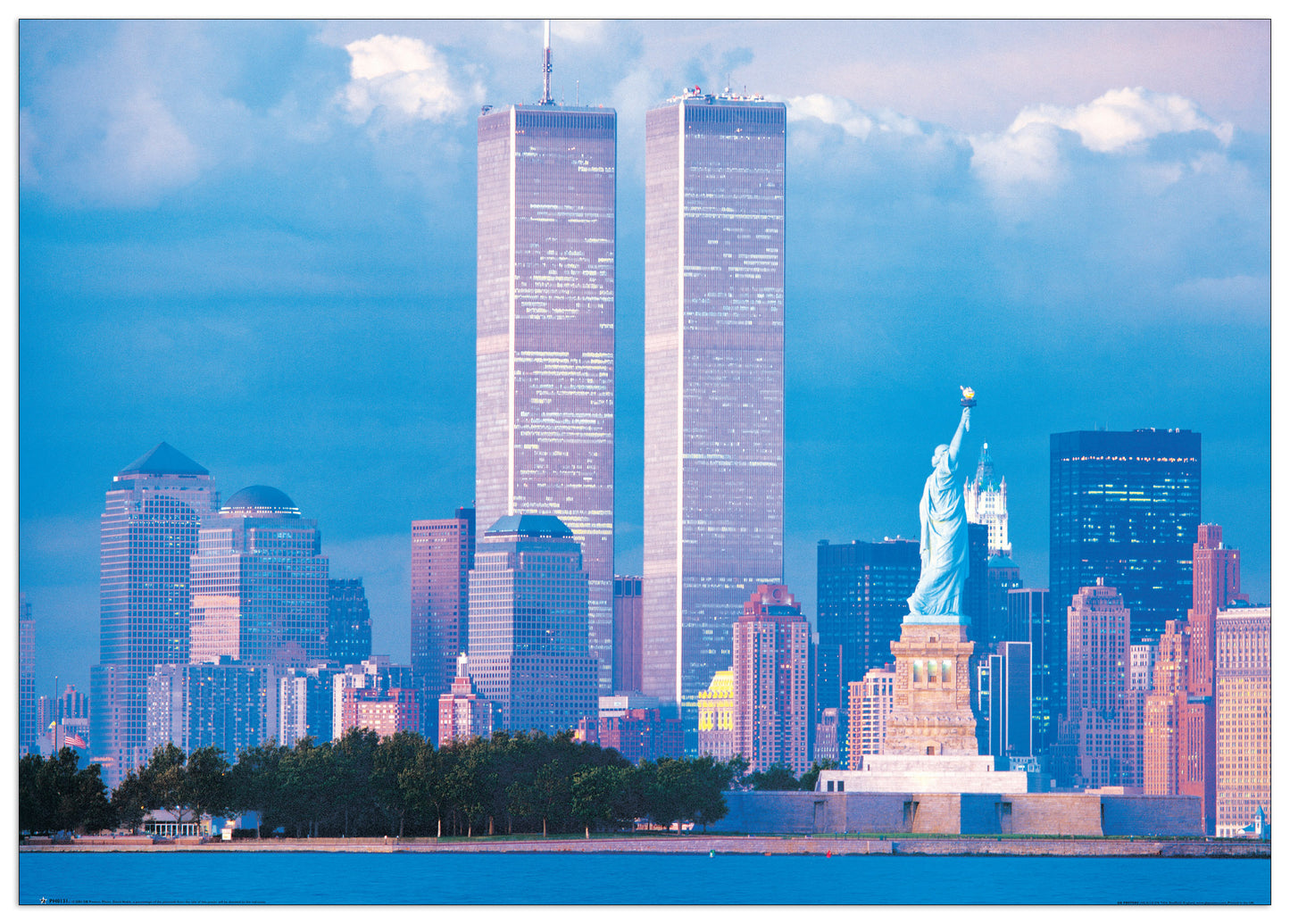 New York, Twin Towers cm 90x64