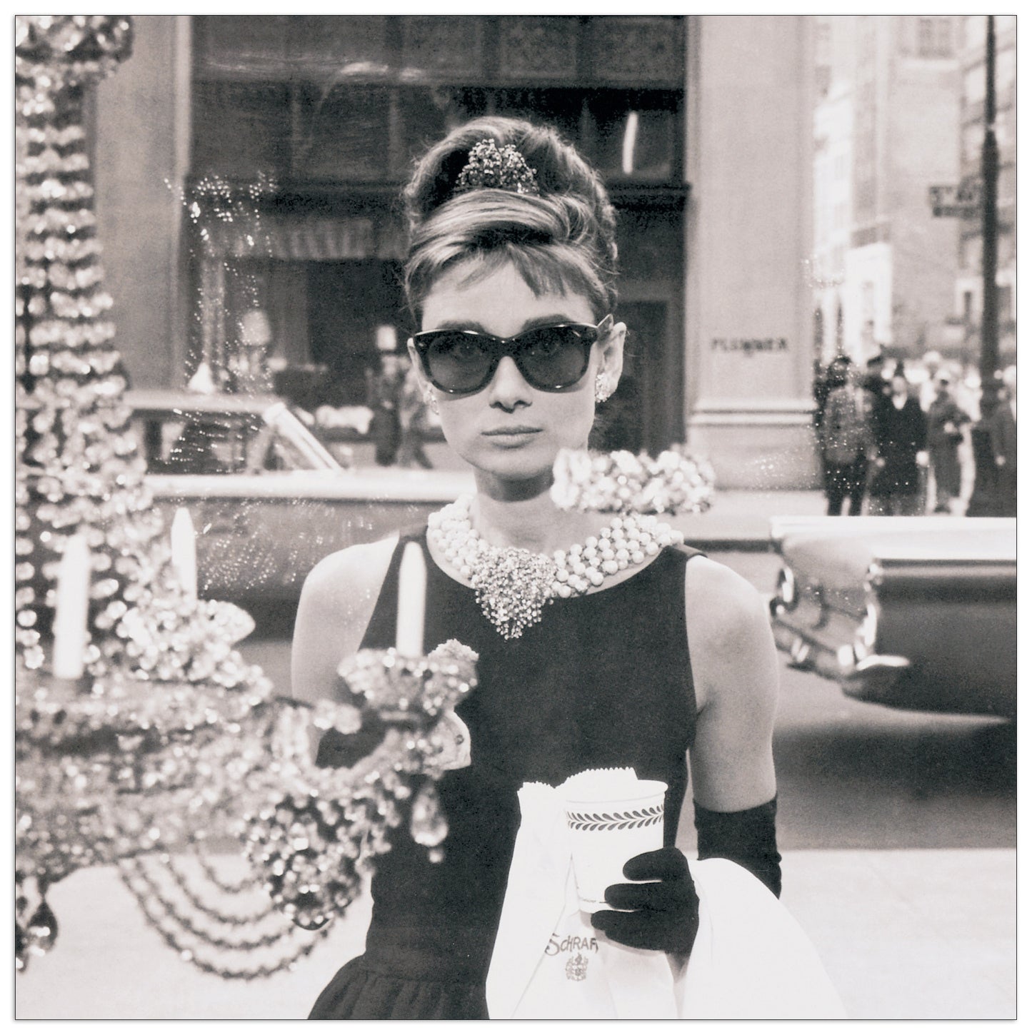 Audrey Hepburn (Window) cm 27x27
