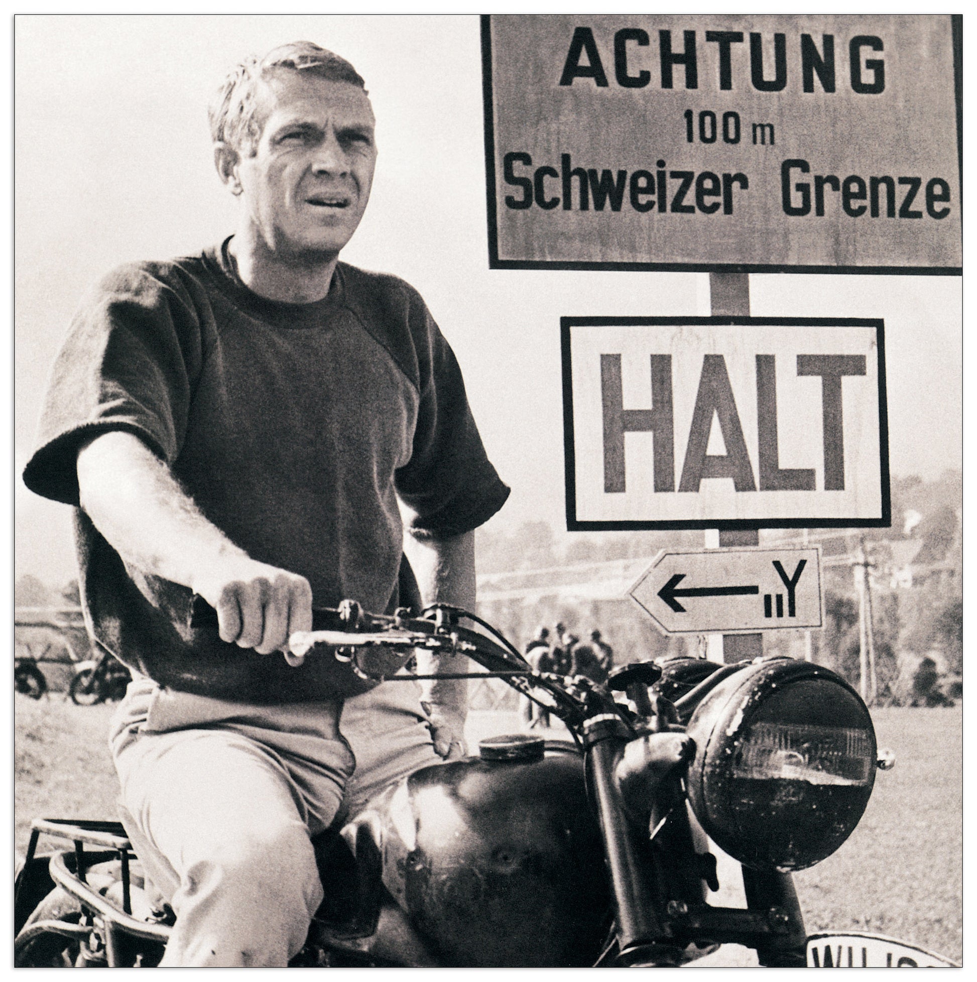 Steve Mcqueen (The Great Escape) cm 27x27