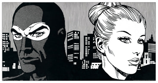 Insieme (Diabolik & Eva Kant) cm 100x50