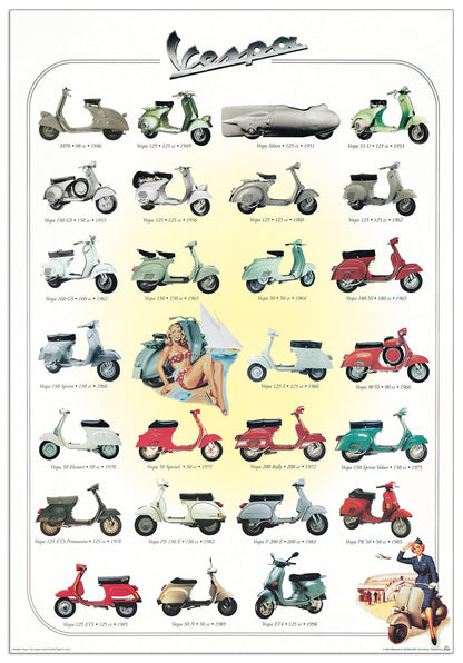 Vespa Piaggio cm 70x100