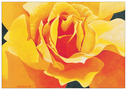 Honeymoon (Yellow Rose) cm 100x70