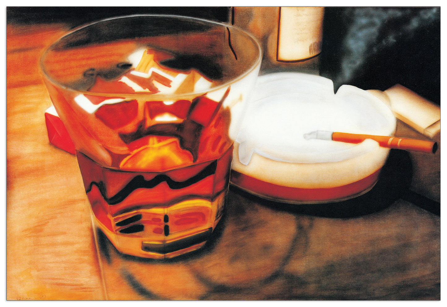 Flames In Whiskey cm 62x42