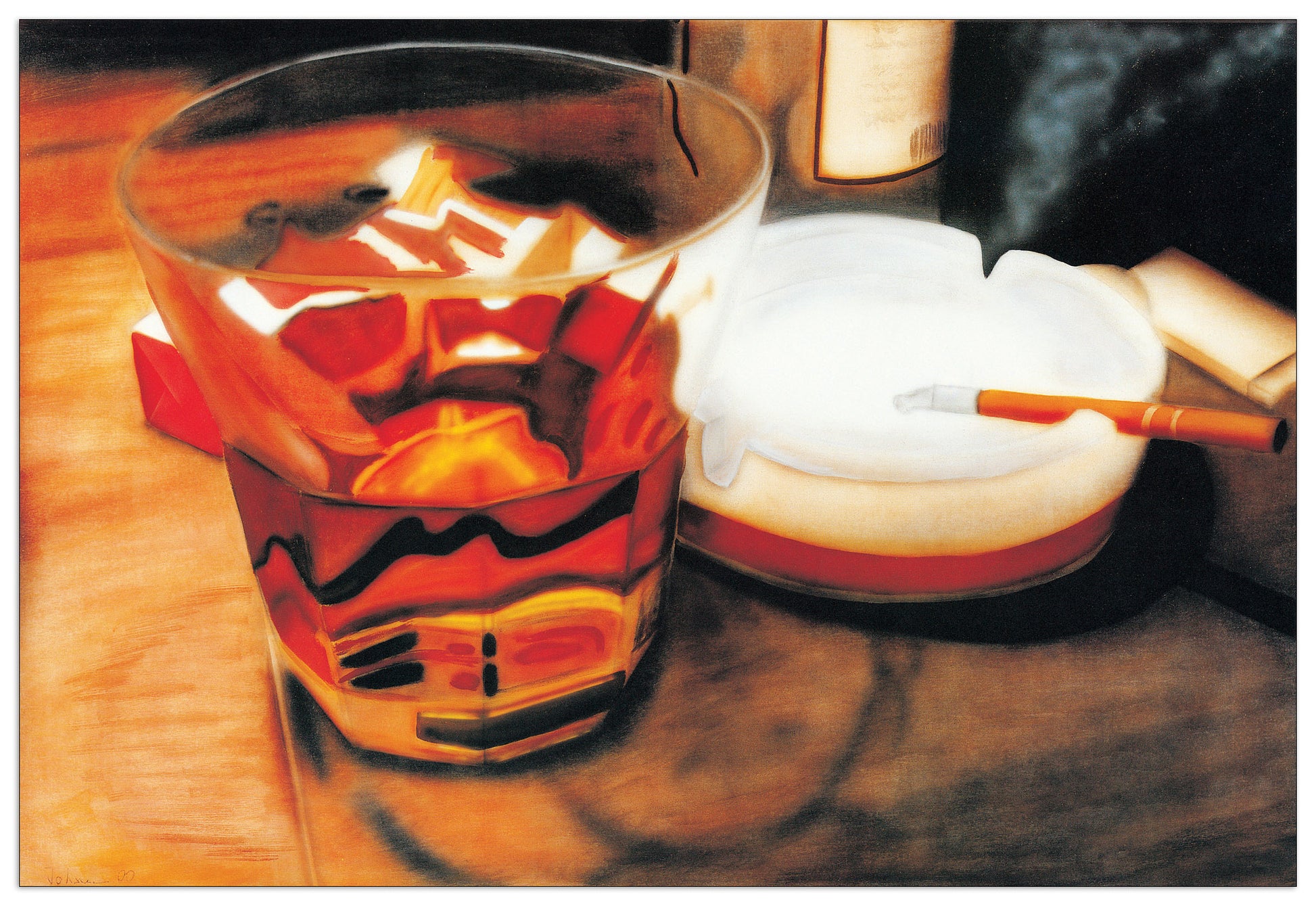 Flames In Whiskey cm 62x42