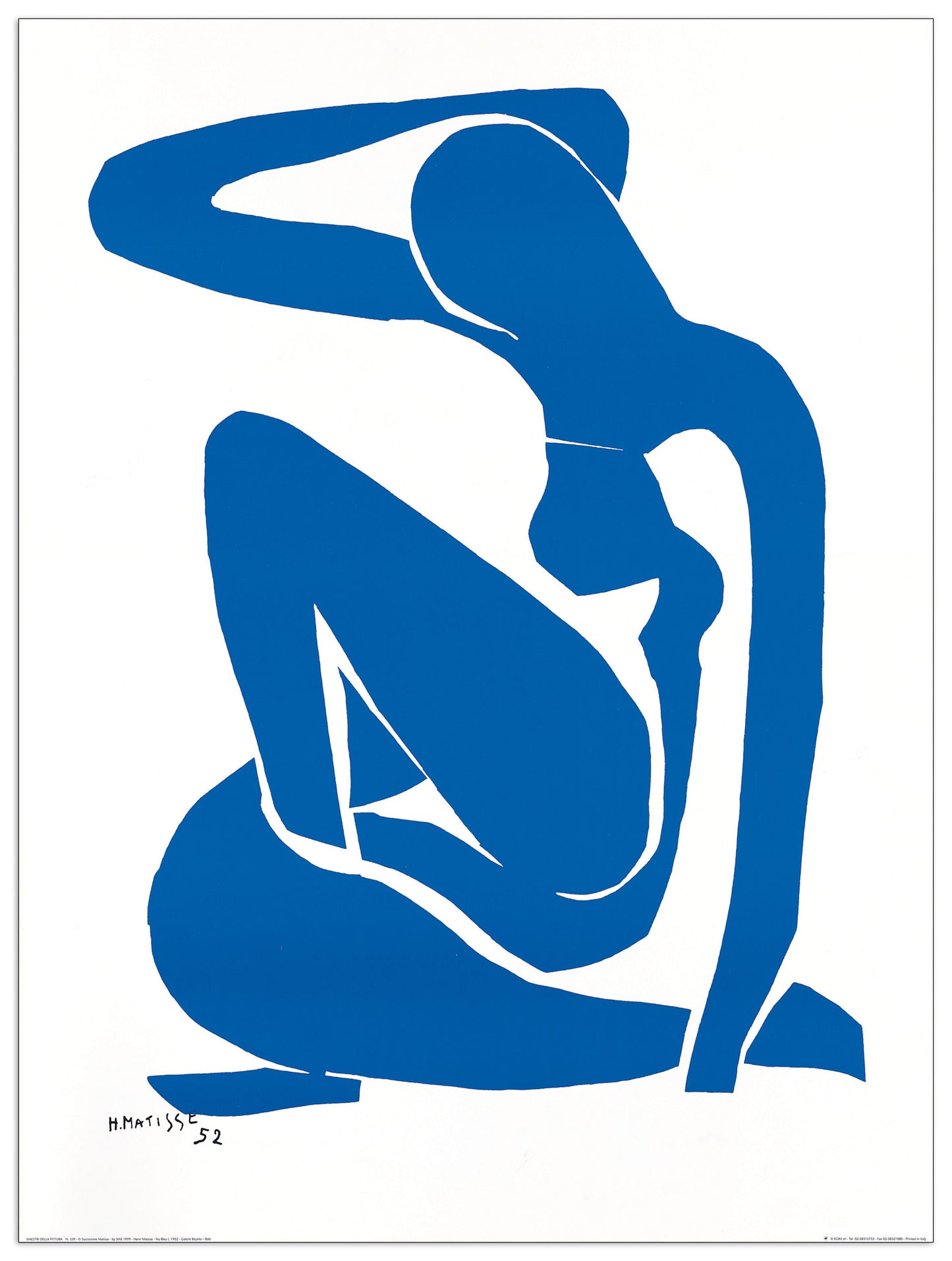 Nu Blue I 1952 cm 60x80