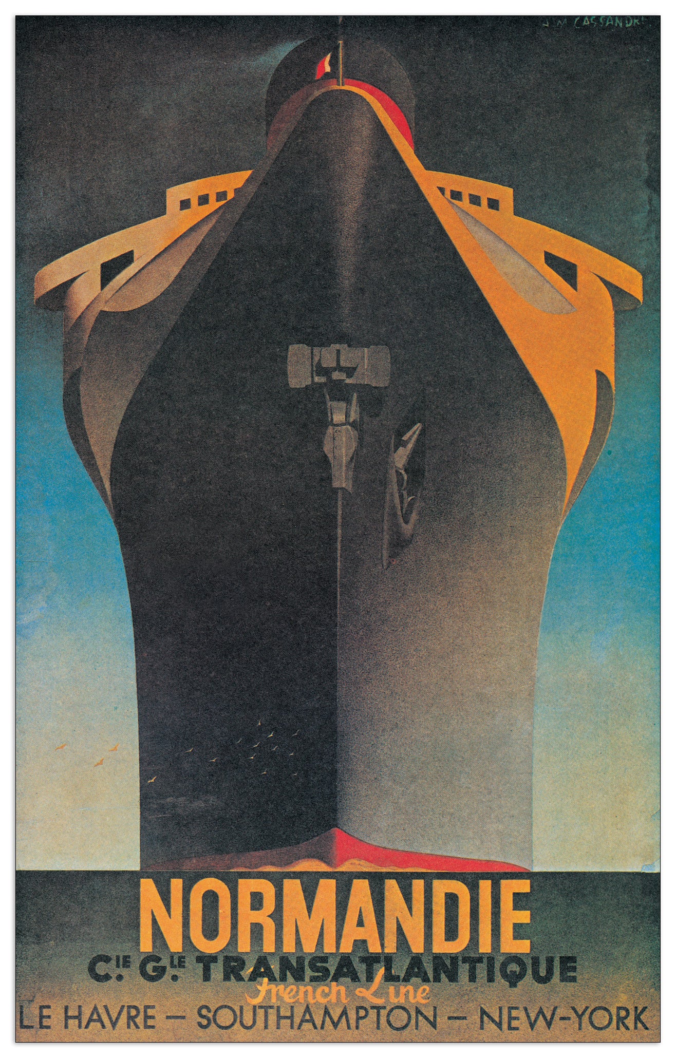 Transatlantique cm 42x67