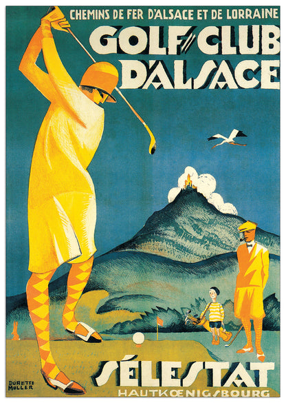 Golf Club d'Alsace cm 48x68