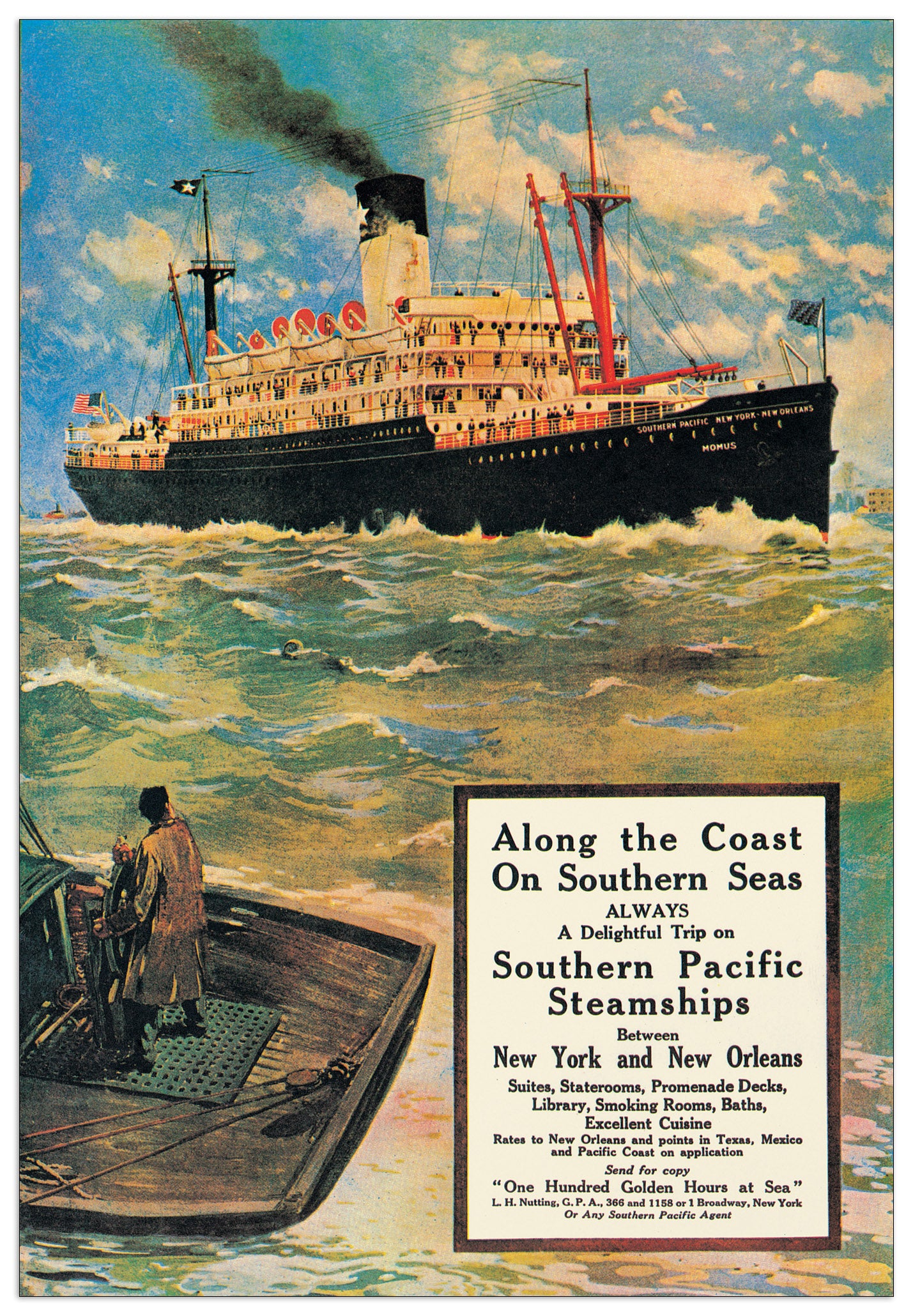 Steamships cm 46x67