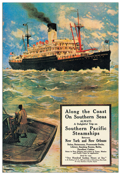 Steamships cm 46x67
