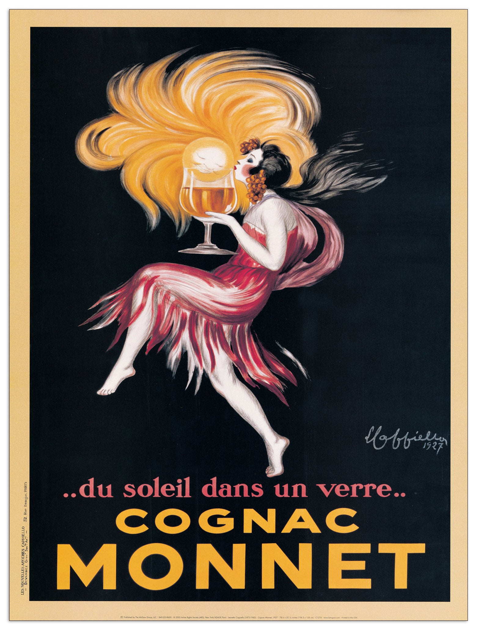 Cognac Monnet 1927 cm 45x60