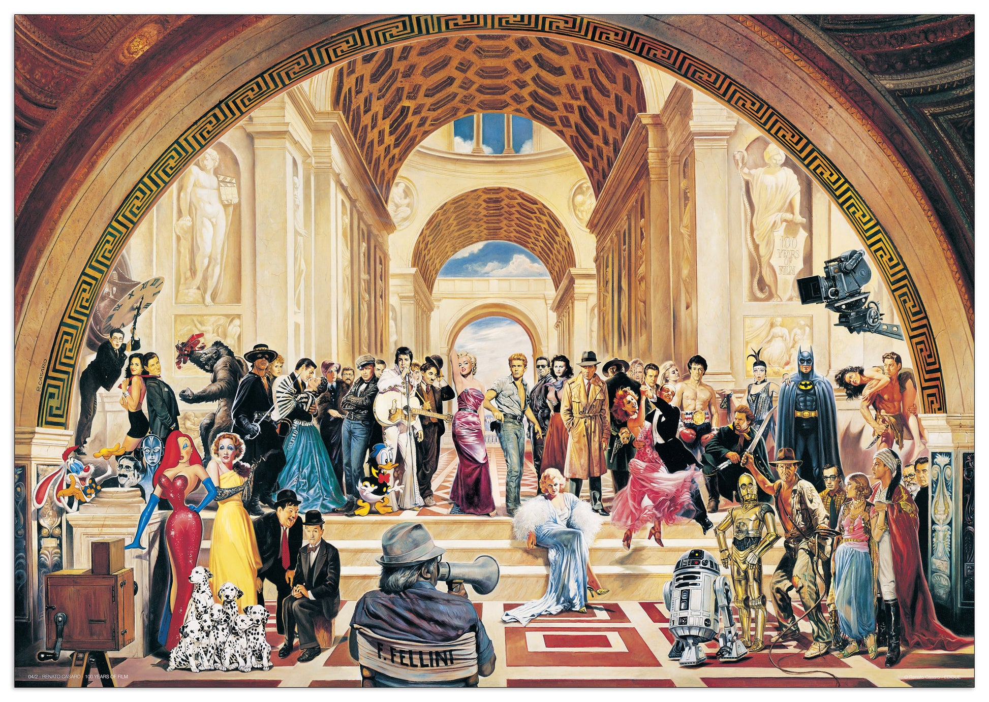 100 Years Of Films cm 100x70