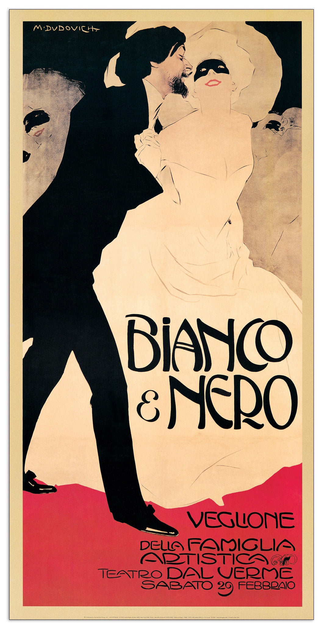 Bianco & Nero cm 45x90