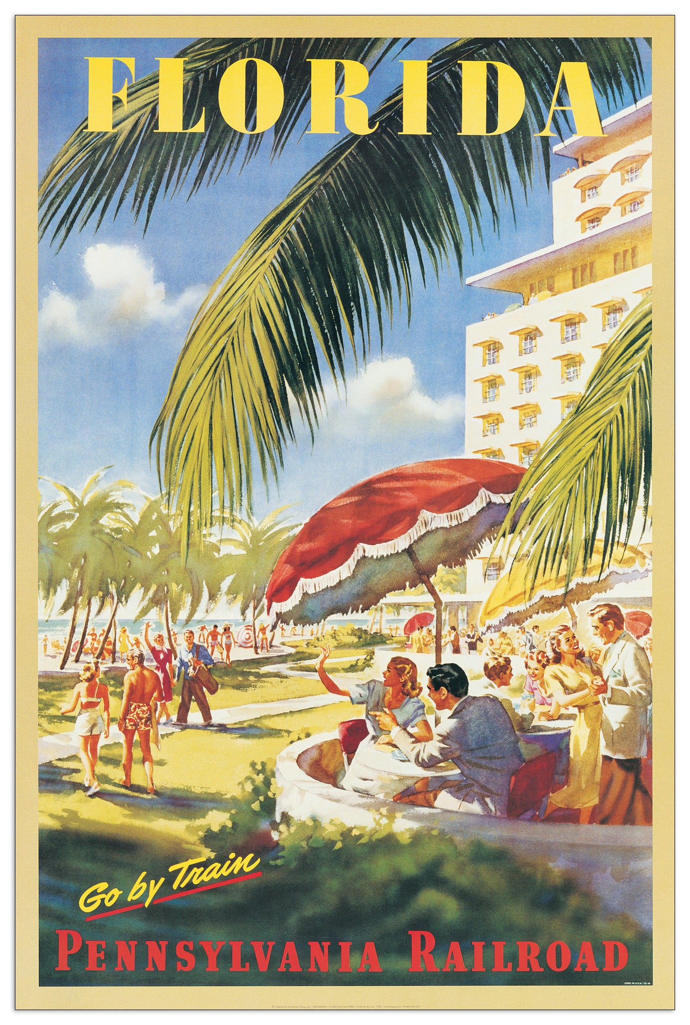 Florida Go By Train cm 60x90