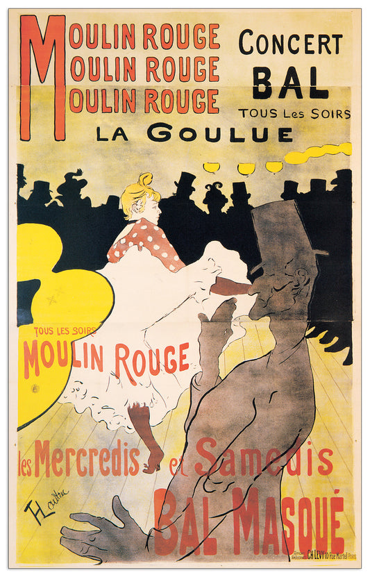 Moulin Rouge La Goulue cm 18x29