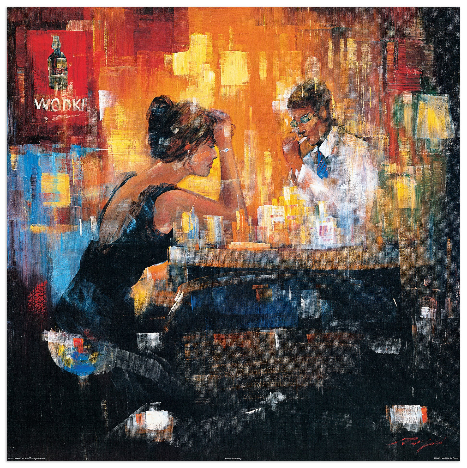 Bar Scene I cm 70x70