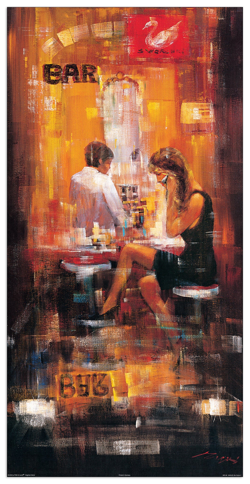 Bar Scene II cm 50x100