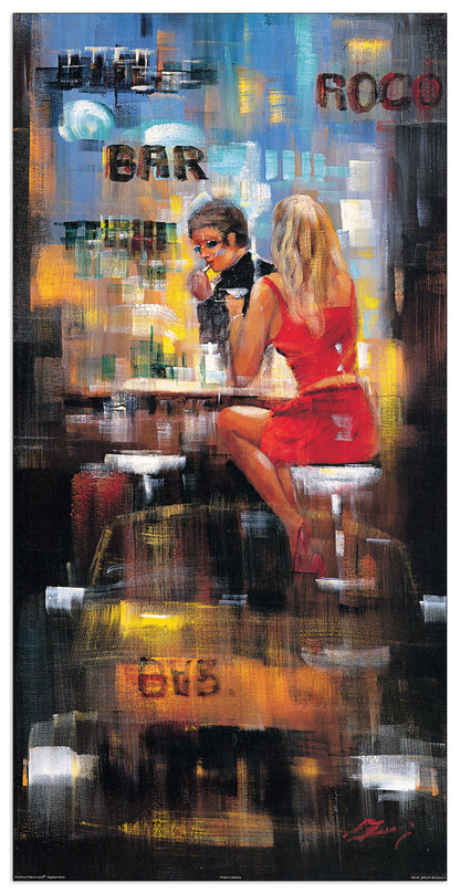Bar Scene III cm 50x100