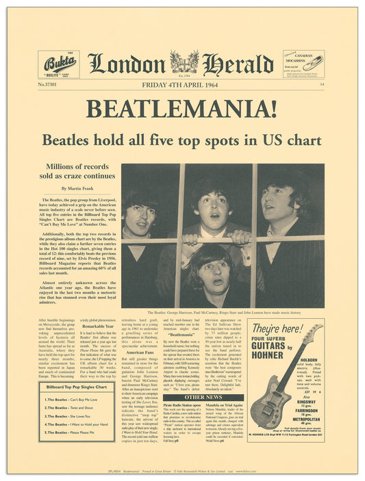 Beatlemania cm 30x40