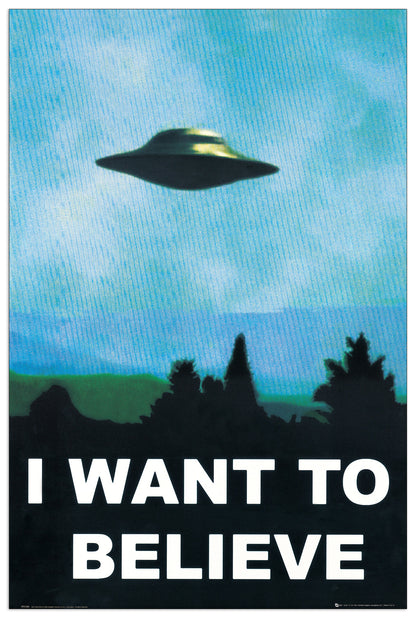UFO, I Want to Believe cm 60x90