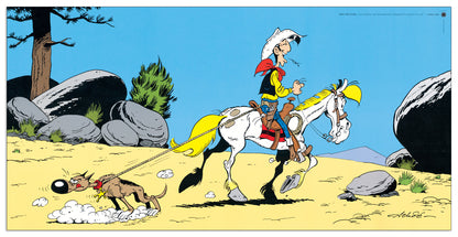 Lucky Luke E Ran Tan Plan cm 50x25