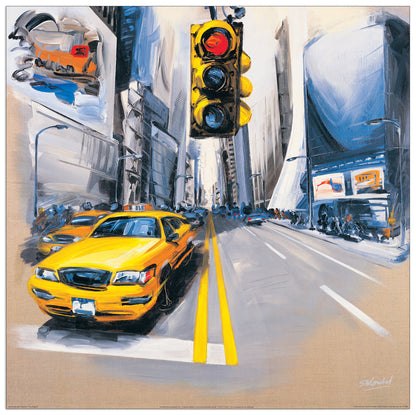 New York Feu Rouge II cm 70x70