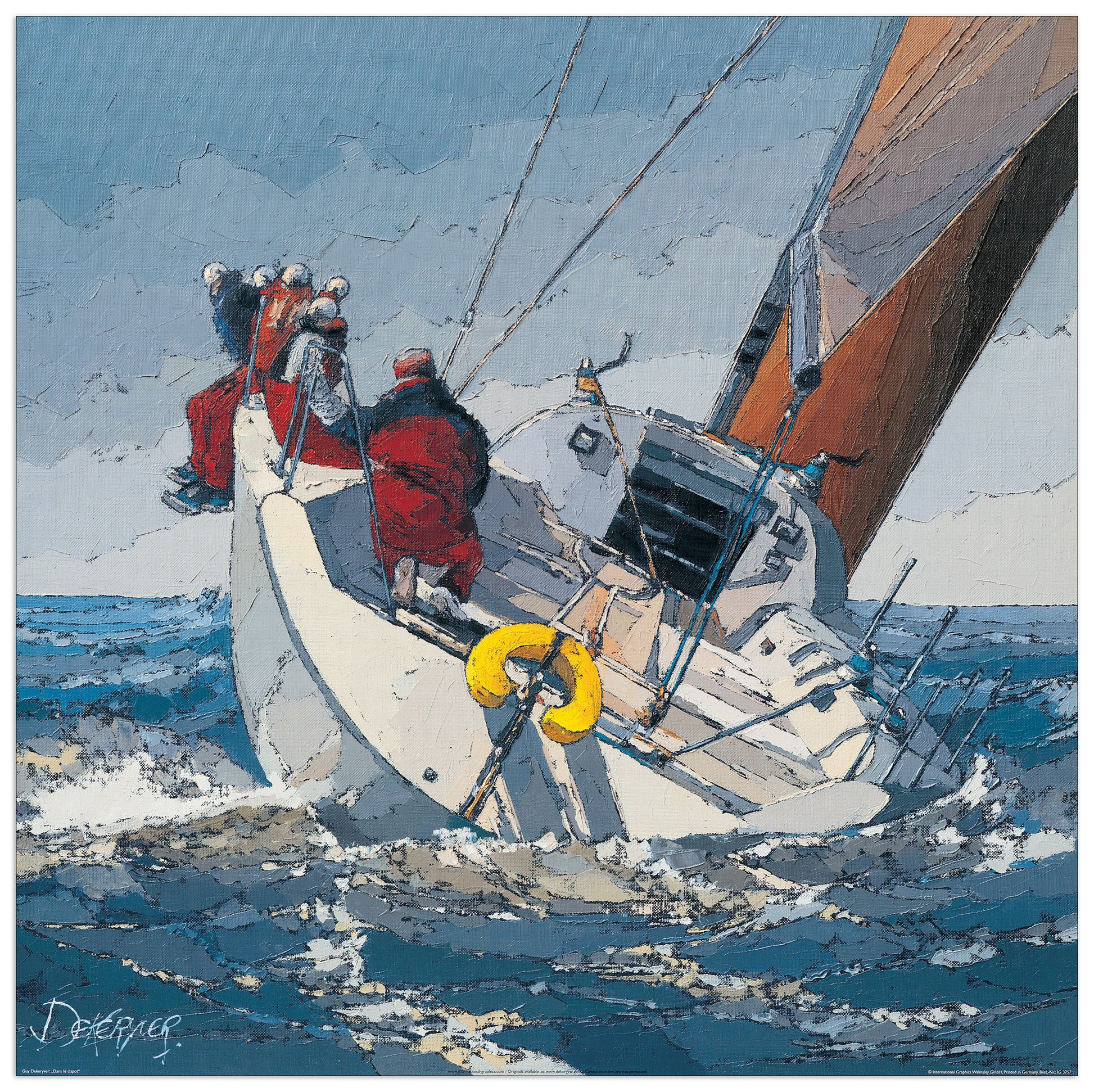 Dans Le Clapot cm 70x70