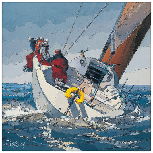 Dans Le Clapot cm 70x70