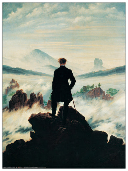 Der Wanderer Uber Dem Nebelmeer cm 60x80
