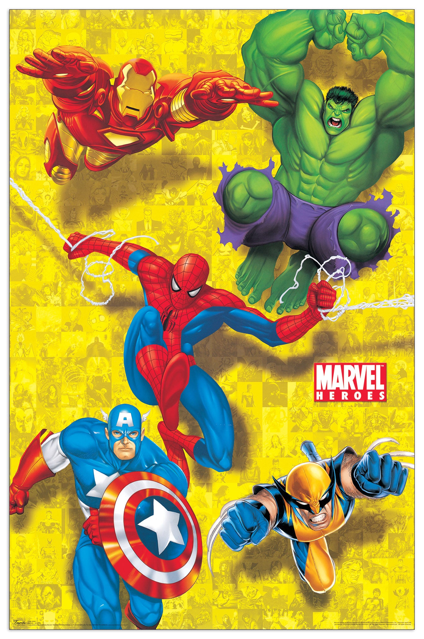 Marvel Heroes cm 56x86