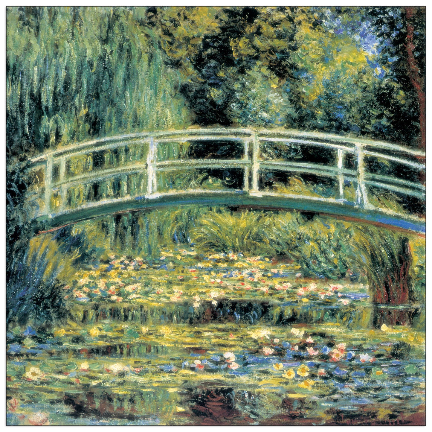 Le Pont Japonais Detail cm 30x30