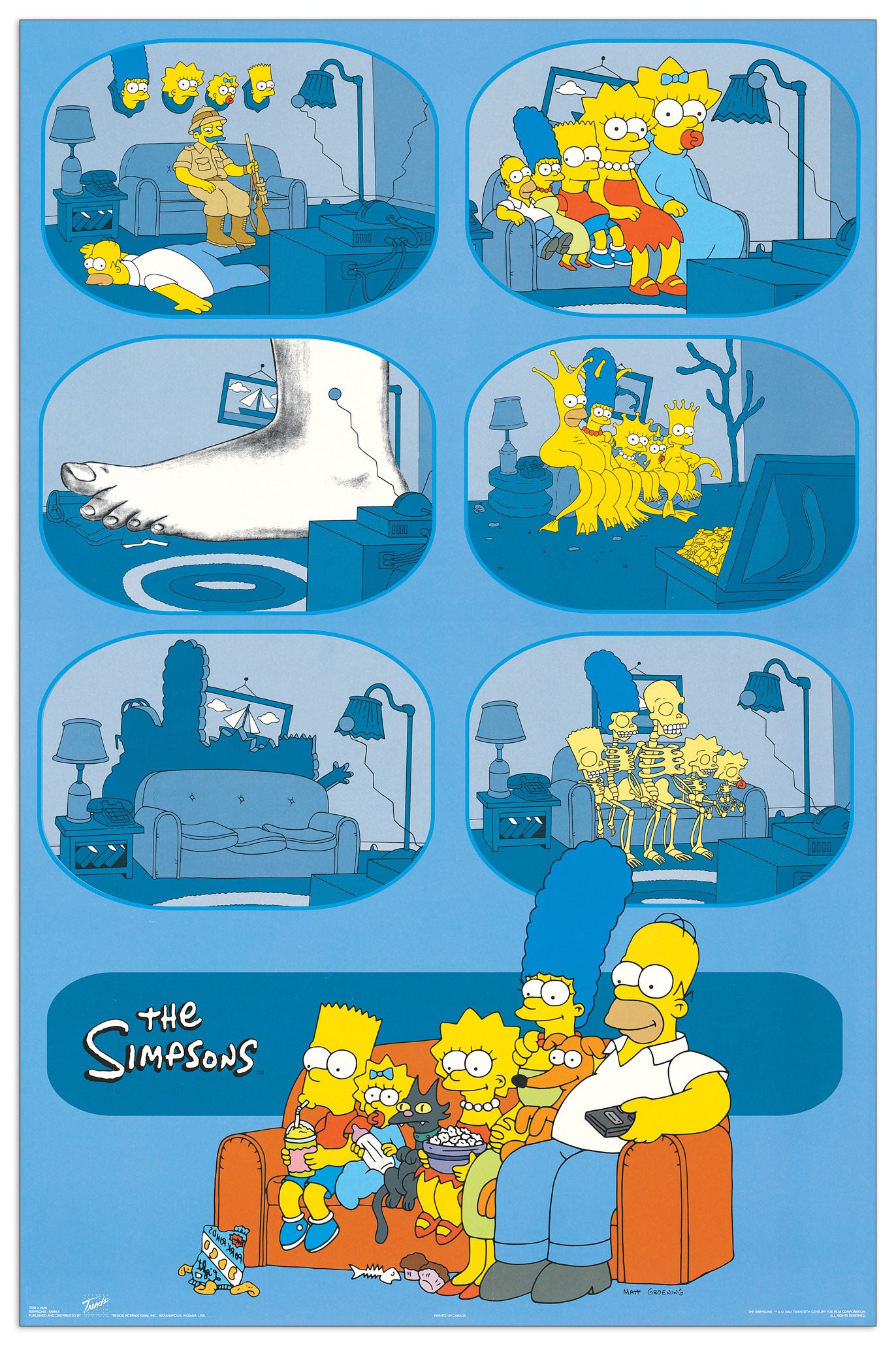 Simpson Family cm 56x86