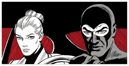 In Fuga (Diabolik & Eva) cm 100x50