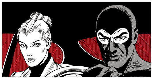 In Fuga (Diabolik & Eva) cm 100x50