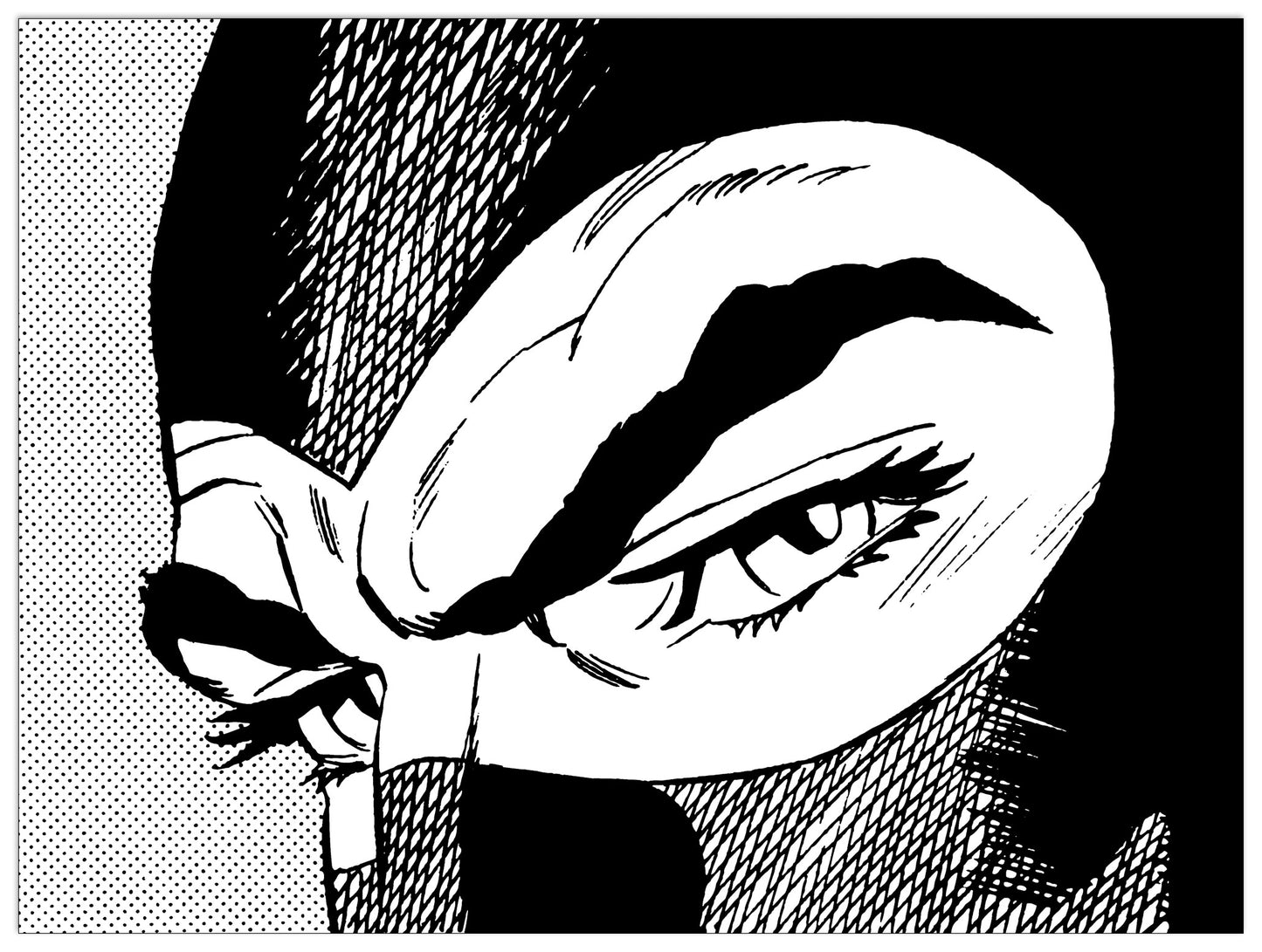 Lo Sguardo Di Diabolik cm 80x60